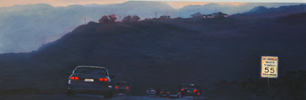painting of passing views by Francene Christianson